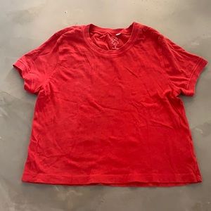 red basic pacsun tee XS